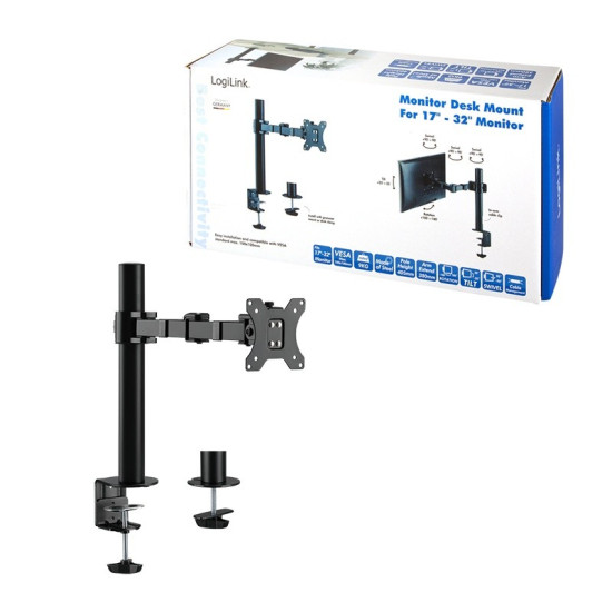 Uchwyt do monitora 17-32 cale, stalowy, maks. 12kg 