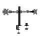 Uchwyt na 2 monitory,17 -32 cale, ramie 380mm,2x12kg 