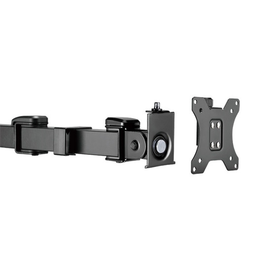 Uchwyt na 2 monitory,17 -32 cale, ramie 380mm,2x12kg 