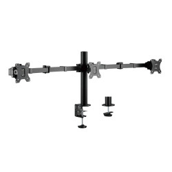 Uchwyt na 3 monitory,17 -27 cali, ramie 380mm,3x7kg 