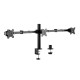 Uchwyt na 3 monitory,17 -27 cali, ramie 380mm,3x7kg 