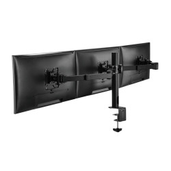 Uchwyt na 3 monitory,17 -27 cali, ramie 380mm,3x7kg 