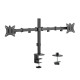 Uchwyt na 2 monitory 17-32 cale, max 2x9kg