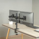 Uchwyt na 2 monitory 17-32 cale, max 2x9kg