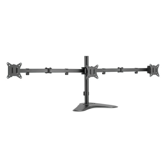 Uchwyt na 3 monitory, 17-27 cali, max 7kg na ramie 