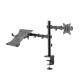 Uchwyt na monitor 13-32 cale i notebook/tablet 