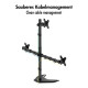Uchwyt na 3 monitory, 17-32 cale, max 10kg na ramie 
