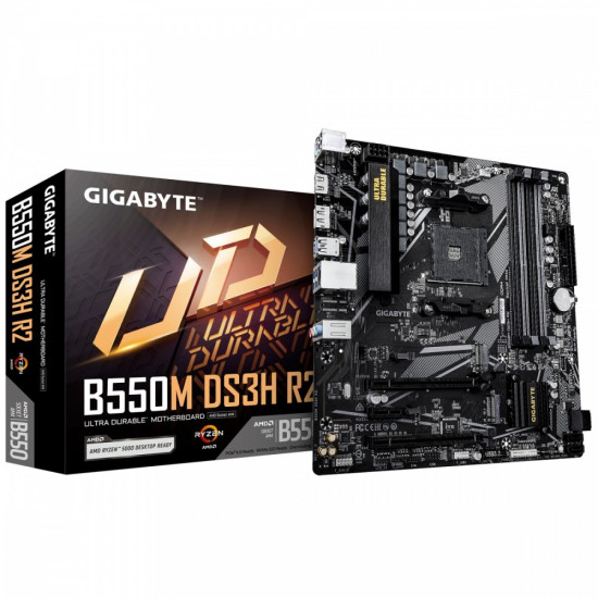 Płyta główna B550M DS3H R2 AM5 4DDR4 DP/HDMI mATX 