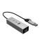 Hub metalowy USB-C/USB-A 3 2x USB-C/1x USB-A / 2.5GLAN 