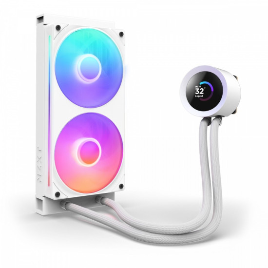 Chłodzenie wodne KRAKEN PLUS 240 RGB LCD białe