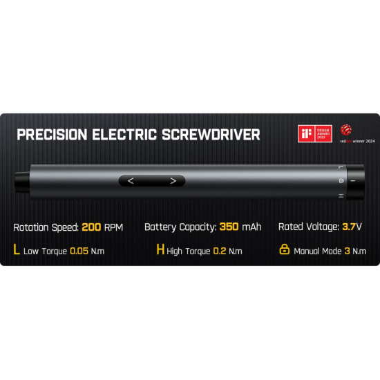 Wkrętak akumulatorowy E1 Max Precision 