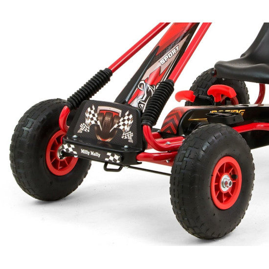 Gokart na pedały Thor Czerwony