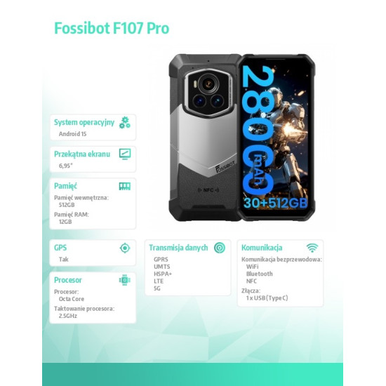 Smartfon F107 Pro CH 