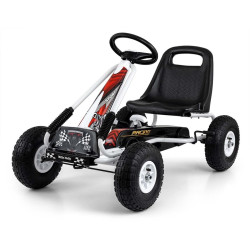 Gokart na pedały Thor Biały 