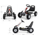 Gokart na pedały Thor Biały 