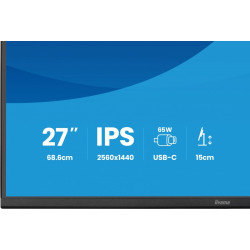 Monitor 27 cali XB2797QSN-B1 IPS/3.7 megapixel QHD, HAS150/ 350cd/1ms/HDMI/Displayport, USBC DOCK 65W, 4USB HUB, RJ45