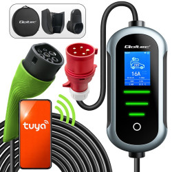 Ładowarka do samochodu elektrycznego EV i hybryd | 7kW | 230V |  CEE 32A | Wi-Fi | TUYA | LCD | 5m 