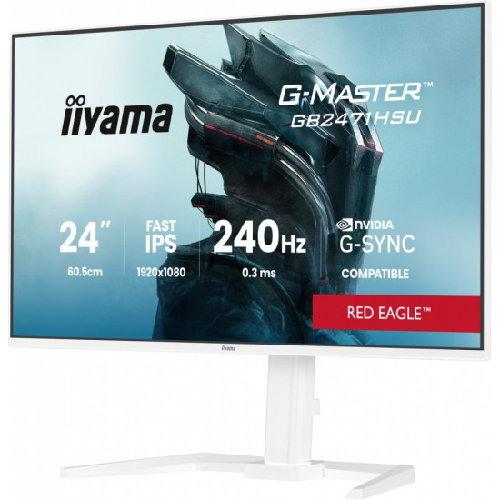 Monitor 23.8 cala GB2471HSU-W1 IPS,FHD,240Hz,2xHDMI,DP,1xUSB 3.2, 1xUSB C, Adaptive G-SYNC - 1920 x 1080 @48-240Hz DisplayPort Only