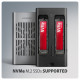 EEM2-20GD Obudowa zewnętrzna aluminiowa USB-C 3.2 Gen2x2, Dual NVMe M.2 SSD 20gbps, Clone Master
