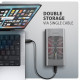 EEM2-20GD Obudowa zewnętrzna aluminiowa USB-C 3.2 Gen2x2, Dual NVMe M.2 SSD 20gbps, Clone Master