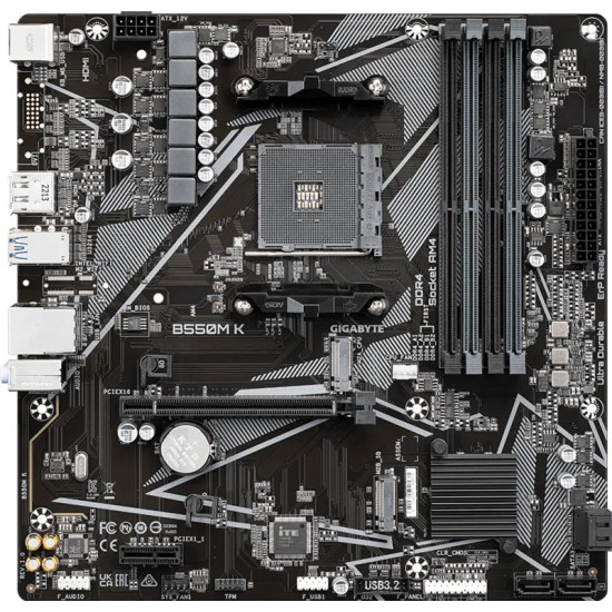 Płyta główna B550M K AM4 4DDR4 DP/HDMI mATX 