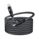 Kabel magnetyczny USB C-USB C 1m czarny