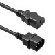 Kabel zasilający IEC C13 | C14 | 3x0.75mm2 | Czysta miedź Cu | 2m 