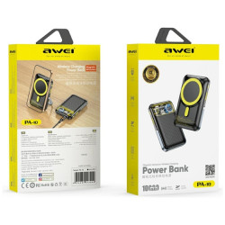 Powerbank PA-10 10000mAh MagSafe indukcyjny czarny 