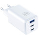 Ładowarka sieciowa Hyper GaN 65W 1xUSB-A 2xUSB-C PD QC4+ biała 