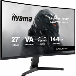 Monitor 27 cali GC2781HSU-B1 VA, FHD, 144Hz, 1ms, 2xUSB, 1500R, 350 cd, 4000:1, HDMI, DP, FreeSync -1920x1080 (48-144Hz), 2x2W