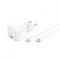 Ładowarka 30W PD PPS USB-C biała + kabel USB-C 