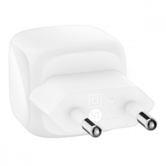 Ładowarka 30W PD PPS USB-C biała + kabel USB-C 