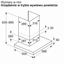 Okap DWB63BC30 Serie2 60 cm Metallook
