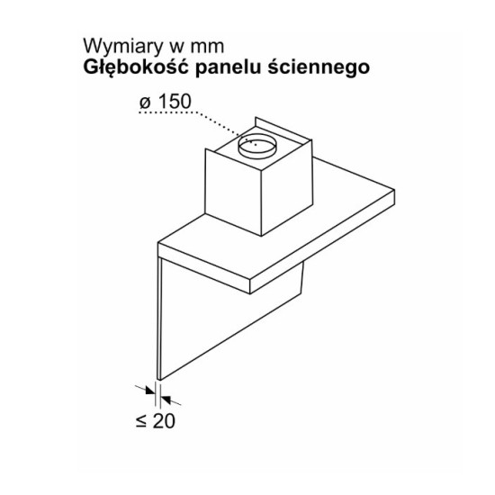 Okap DWB67DN60 Serie 6 60 czarny