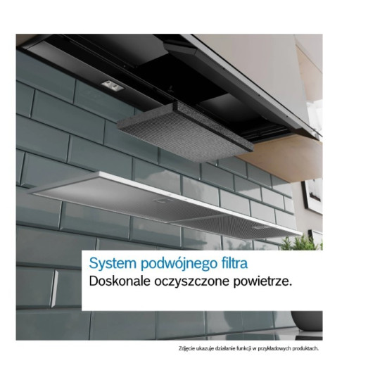 Okap zintegrowany DBB63BC60  Serie 2 czarny