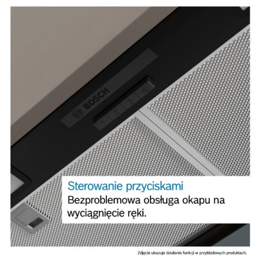 Okap zintegrowany DBB63BC60  Serie 2 czarny
