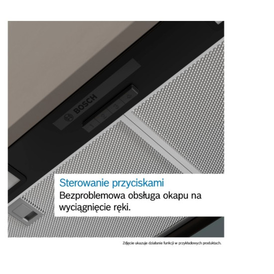 Okap zintegrowany DBB85CC60  Serie 4 80 czarny czyste szkło