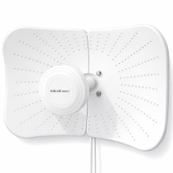 Antena paraboliczna 4G 5G LTE | 2x19dBi | kierunkowa | zewnętrzna| 1710-2700 MHz | 3300-4200 MHz | N Female | wodoodporna | 5m 