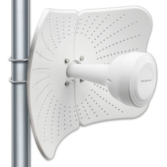 Antena paraboliczna 4G 5G LTE | 2x19dBi | kierunkowa | zewnętrzna| 1710-2700 MHz | 3300-4200 MHz | N Female | wodoodporna | 5m 