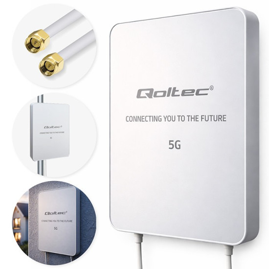Antena 5G LTE | 16dBi | kierunkowa | zewnętrzna | SMA | 3300-3800MHz | wodoodporna | 3m 
