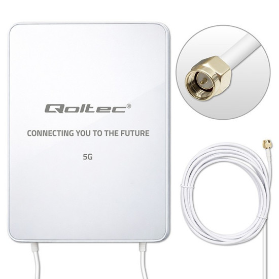 Antena 5G LTE | 16dBi | kierunkowa | zewnętrzna | SMA | 3300-3800MHz | wodoodporna | 3m 