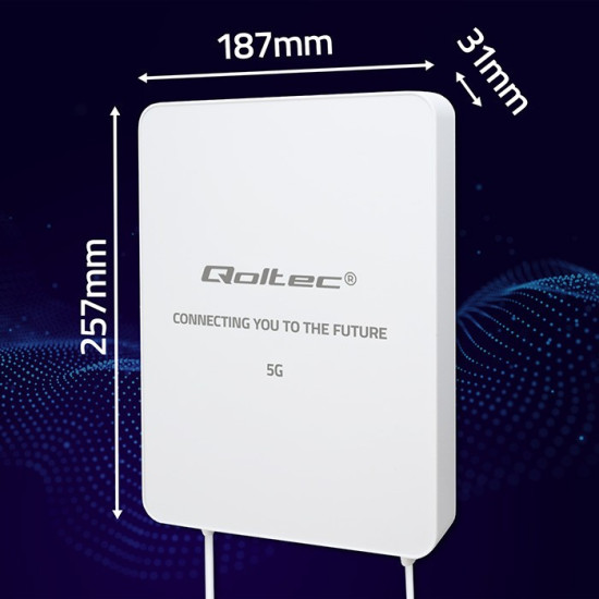 Antena 5G LTE | 16dBi | kierunkowa | zewnętrzna | SMA | 3300-3800MHz | wodoodporna | 3m 