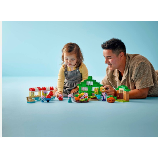 Klocki DUPLO Peppa Pig 10461 Ogród i szklarnia Dziadka świnki