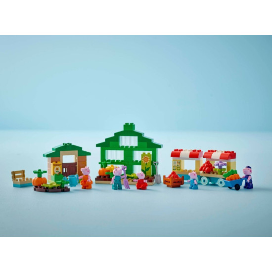 Klocki DUPLO Peppa Pig 10461 Ogród i szklarnia Dziadka świnki