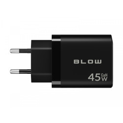 Ładowarka sieciowa gniazdo USB + USB-C PD 45W + kabel