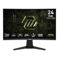 Monitor 23.6 cala MAG 245C X24 LED/FHD/Curved/240Hz/czarny