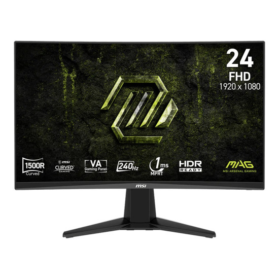 Monitor 23.6 cala MAG 245C X24 LED/FHD/Curved/240Hz/czarny