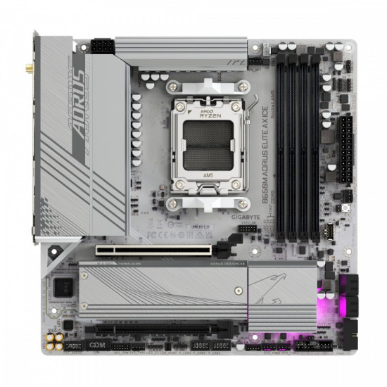 Płyta główna B650M A ELITE AX ICE HDMI/DP M2 m.ATX 