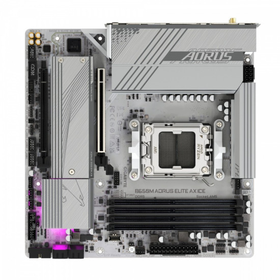 Płyta główna B650M A ELITE AX ICE HDMI/DP M2 m.ATX 