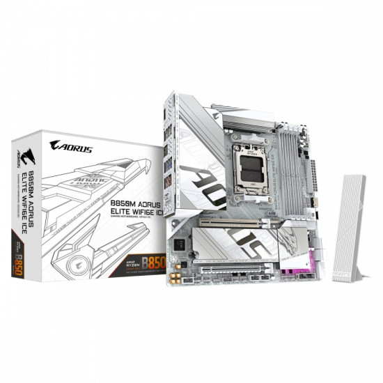 Płyta główna B850M A ELT WF6E ICE HDMI/DP M2 m.ATX 